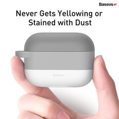 Case Silicone chống sốc, chống trầy xước cho Airpods Pro Baseus Cloud Hook Silica Gel Protective Case (Soft TPU, Oil stain and Fingerprint)