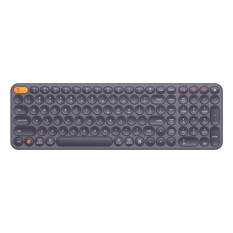 Bàn Phím Không Dây Baseus Creator Wireless Tri-Mode Keyboard cho Laptop/Macbook/iPad (2.4GHz/Bluetooth, Kết nối 3 thiết bị, Thiết Kế Tiện Dụng Với Độ Bền Cao)