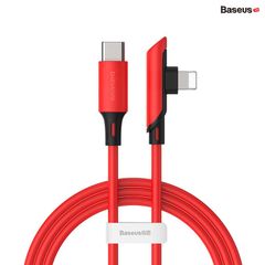 Cáp sạc nhanh C to Lightning dùng cho Game thủ Baseus Colourful Elbow PD 18W (Type-C to iPhone Power Delivery Fast Charge TPE Gaming Cable)