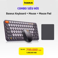 Bộ Combo Văn Phòng Bàn Phím Chuột Lót Chuột Baseus Keyboard, Mouse, Mouse Pad