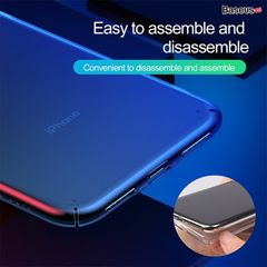 Ốp lưng Baseus Comfortable Case cho iPhone 2018 XS/XR/XS Max (Ultra Thin Luxury Plating Plastic Case)