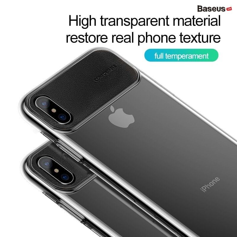 Ốp lưng Baseus Comfortable Case cho iPhone 2018 XS/XR/XS Max (Ultra Thin Luxury Plating Plastic Case)