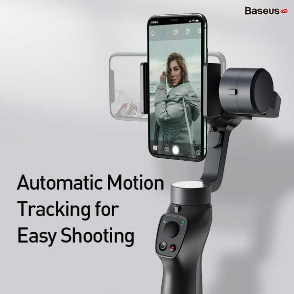 Tay cầm chống rung đa năng cho điện thoại Baseus Gimbal Stabilizer (3-Axis Handheld, w/Focus, Pull & Zoom, Smartphone Control Handheld)