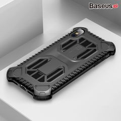 Ốp lưng tản nhiệt, siêu chống sốc chuẩn quân đội Baseus Cooling Amor Case cho iPhone XS/ XR/ XS Max (PC + TPU Hybrid, Anti-knock Full Protective)