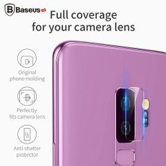 Kính cường lực 5 lớp chống trầy Camera Baseus Sapphire LV223 cho Samsung Galaxy S9/ S9 Plus (0.15 mm, 5D, 9H, Scratch Proof Camera Lens Protector)