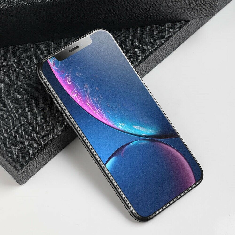 Kính cường lực 5 lớp chống bám vân tay Baseus Matte Frosted 4D cho iPhone X/XS Max/ iP11 Pro Max (0.3mm, Anti Finger Print, Full Coverage Tempered Glass )