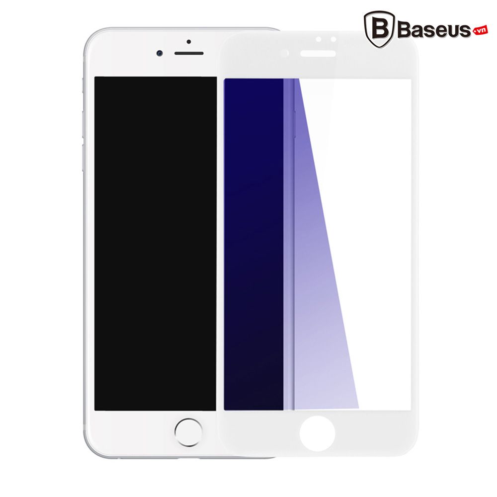 Kính cường lực 3D Baseus PET Soft Edge cho iPhone 6/ 6S/ 6S Plus ( 0.23mm, Full màn hình, Viền dẽo 3D, Chống nứt bể mép)