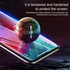 Kính cường lực 5 lớp chống trầy siêu bền Baseus Sapphire Curved-screen 3D cho iPhone XS/ XR/ XS Max (0,23mm, PET Soft Edge Tempered Glass )
