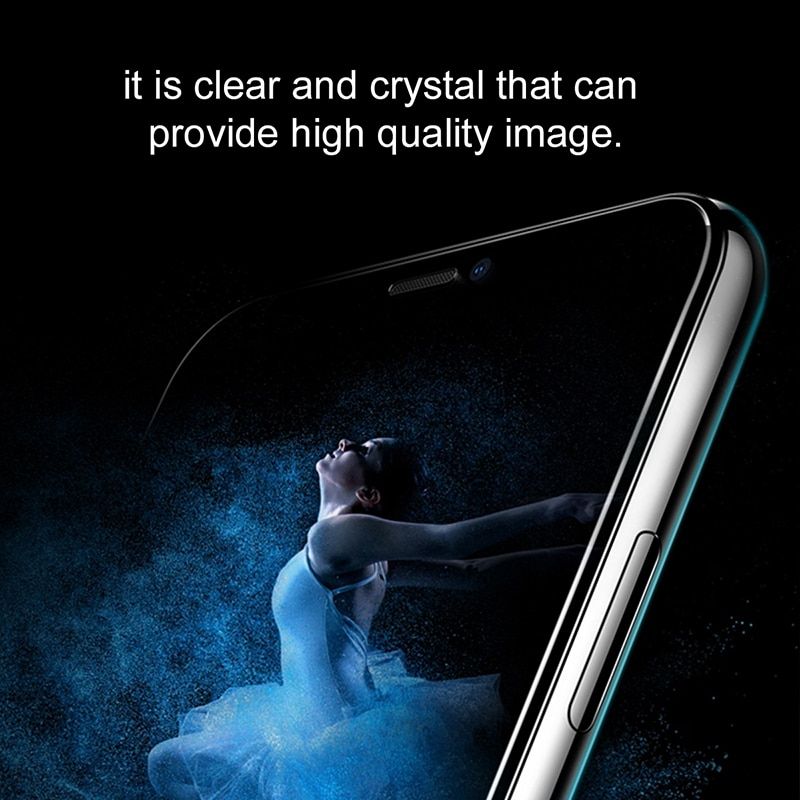 Kính cường lực 5 lớp chống trầy siêu bền Baseus Sapphire Curved-screen 3D cho iPhone XS/ XR/ XS Max (0,23mm, PET Soft Edge Tempered Glass )