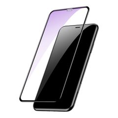 Kinh cường lực siêu bền Baseus Curved-screen 3D cho iPhone XR/ XS/ XS Max (0,2mm, Curved-screen Full Coverage tempered glass )