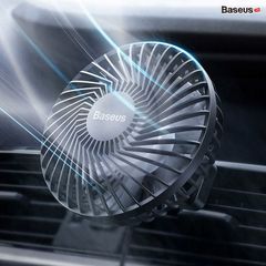 Quạt mini tiện dụng cho xe ô tô Baseus Departure Vehicle Fan (5V, 3 mức tốc độ, Gắn lưng ghế hoặc khe gió)