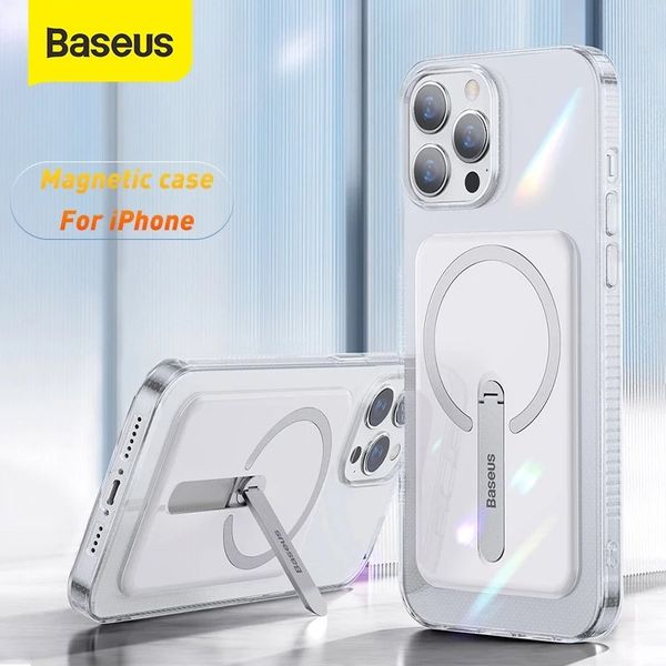 Ốp Lưng Kiêm Giá Đỡ Điện Thoại Baseus Magnetic Phone Case with a Bracket Cho iPhone 13