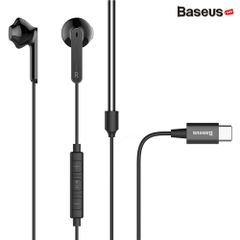 Tai nghe USB Type C Baseus Encok C16cho Smartphone & iPad Pro 2018 ( Stereo Hifi Wired Control In-ear Earphone)