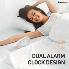 Loa không dây tích hợp đồng hồ báo thức đa năng 4 trong 1 Baseus Encok E09 Wireless Speaker (Heavy Bass Stereo, Alarm Clock, AUX/ TF CArd Reader, 1500mAh)