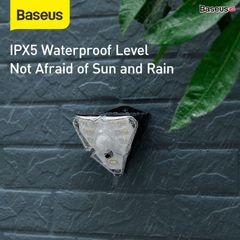 Đèn năng lượng mặt trời - cảm ứng chuyển động Baseus Solar Energy Collection Series (IPX5 Waterproof, Triangle Shape, Human Body Induction Wall Lamp)