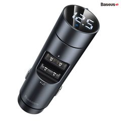 Tẩu sạc đa năng dùng cho xe ô tô Baseus Energy Column Car Wireless MP3 Charger (5V/3.1A, 2 Ports, Bluetooth 5.0, Touch, LED, AUX/FM Transmiter)