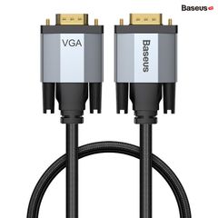 Cáp VGA 2 đầu đực độ nét cao Baseus Enjoyment Series (Full HD, VGA Male To VGA Male bidirectional Adapter Cable)
