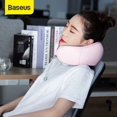 Gối mềm chữ U chống mỏi cổ, vai gáy Baseus Thermal Series Memory Foam U-Shaped Neck Pillow (with 2 Packs of Hot Compress Patches for Replacement)