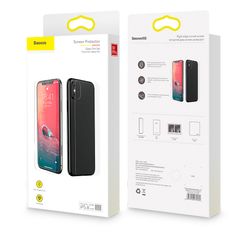 Bộ kính cường lực 2 mặt Trước & Sau Baseus All Glass Film Set LV307 cho iPhone XS/ XR/ XS Max (0.3mm, Front + Back Tempered Glass)