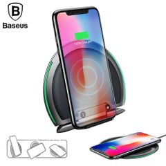 Đế sạc nhanh không dây Baseus Foldable LV253 cho Apple iPhone 8/ iPhone X / Samsung S8/ S9/ Note 8 ( 10W, Foldable Multifunction Wireless Quick Charger)
