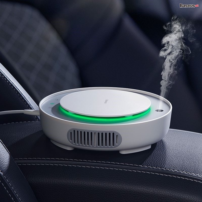 Máy lọc không khí tích hợp phun sương tạo ẩm dùng cho xe hơi Baseus Freshing Breath Car Air Purifier