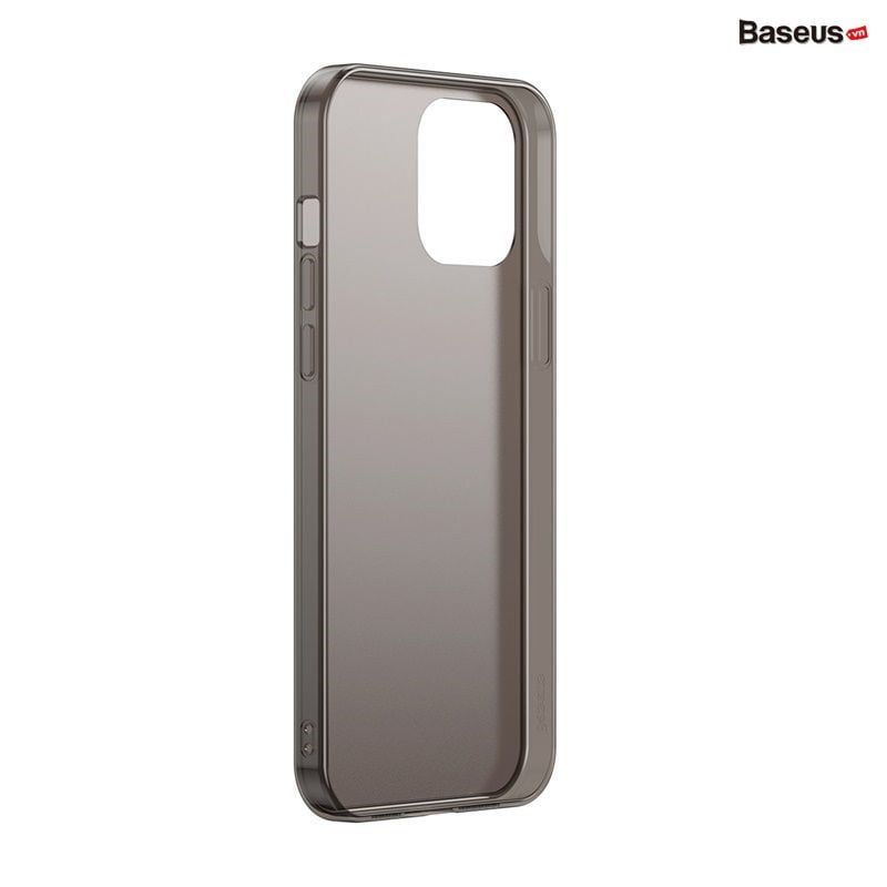 Ốp lưng cường lực nhám viền dẻo chống sốc Baseus Frosted Glass Protective Case dùng cho iPhone 12 Series