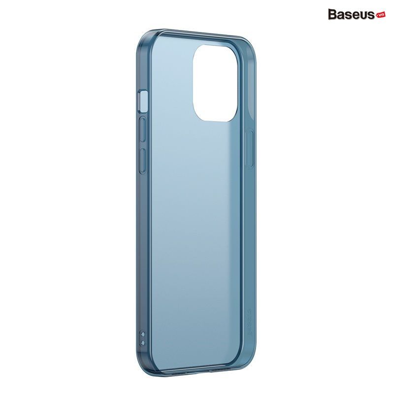 Ốp lưng cường lực nhám viền dẻo chống sốc Baseus Frosted Glass Protective Case dùng cho iPhone 12 Series