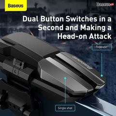 Nút bấm hỗ trợ chơi game GA10&GA09 Baseus GAMO Mobile Game automatic combo Button Suit (Cho điện thoại, 50 nhấp/giây)