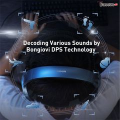 Tai nghe gaming chụp tai dành cho Game thủ Baseus GAMO D05 (Bongiovi AcousticLaps and Immersive Virtual 3D Game Headphone with microphone)