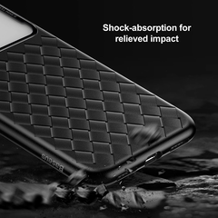 Ốp lưng Silicone - Kính cường lực Baseus Glass Weaving Case cho iPhone XS / XR / XS Max (Tempered Glass + Silicone)