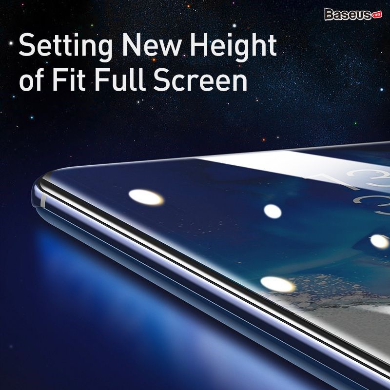 Kính cường lực UV 4 lớp chống trầy cho Samsung S20 Series Baseus 0.25mm Curved-screen UV Tempered Glass Screen Protector (Bộ 2 cái, Full keo, Full màn hình)