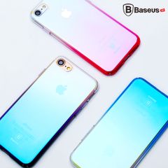 Ốp lưng trong suốt hiệu ứng đổi màu Baseus Glaze Case cho iPhone 7/ iP8 / Plus ( Ultra Thin, Gradient Hard Plastic Case)