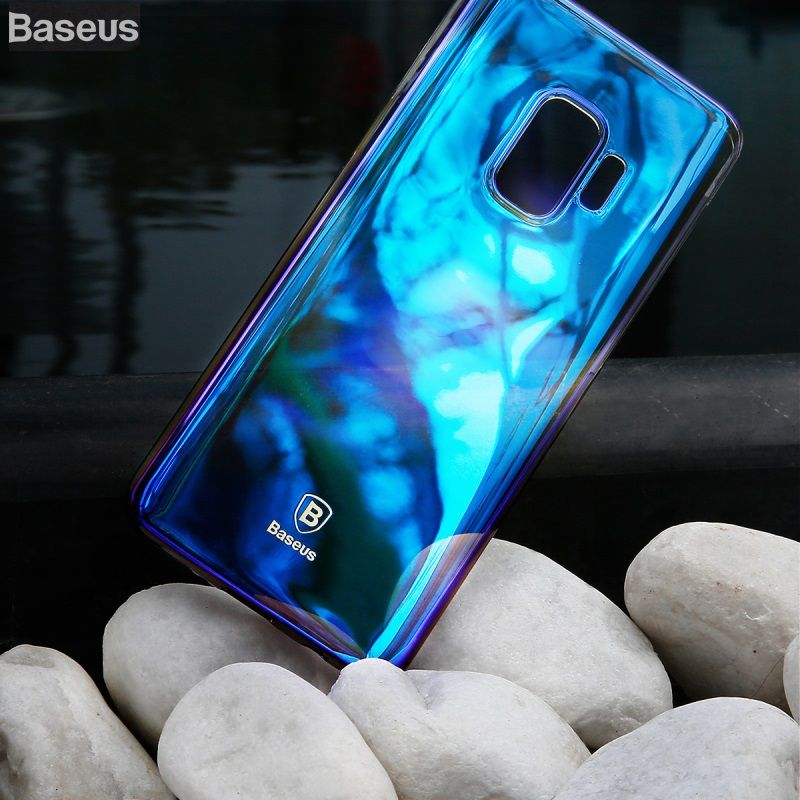 Ốp lưng trong suốt đổi màu Baseus Glaze Case cho Samsung Galaxy S8/ S9/ S9 Plus ( Ultra Thin, Gradient Hard Plastic Case)