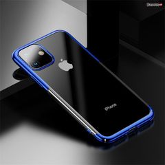 Ốp lưng nhựa cứng trong suốt Baseus Glitter Case dùng cho iPhone 11/Pro/Pro Max 2019 (Hard PC, Ultra Thin, Luxury Plating Super Clear Plastic Case)