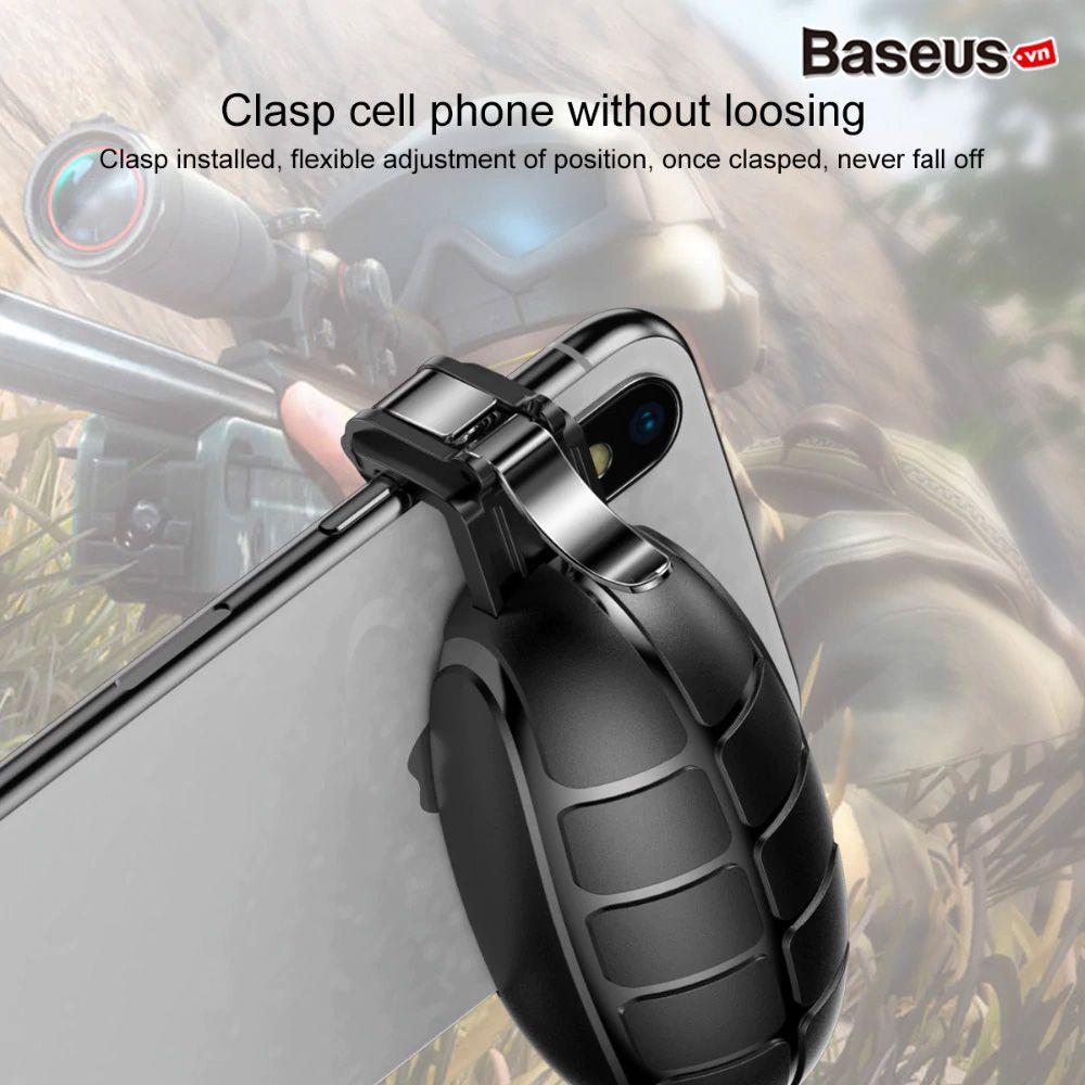 Nút cơ hỗ trợ bắn Baseus Grenade Handle G-Point cho các Game Pubg mobile, Rules of Survival, Free Fire (Shooter Controller, Fire Button Handle)