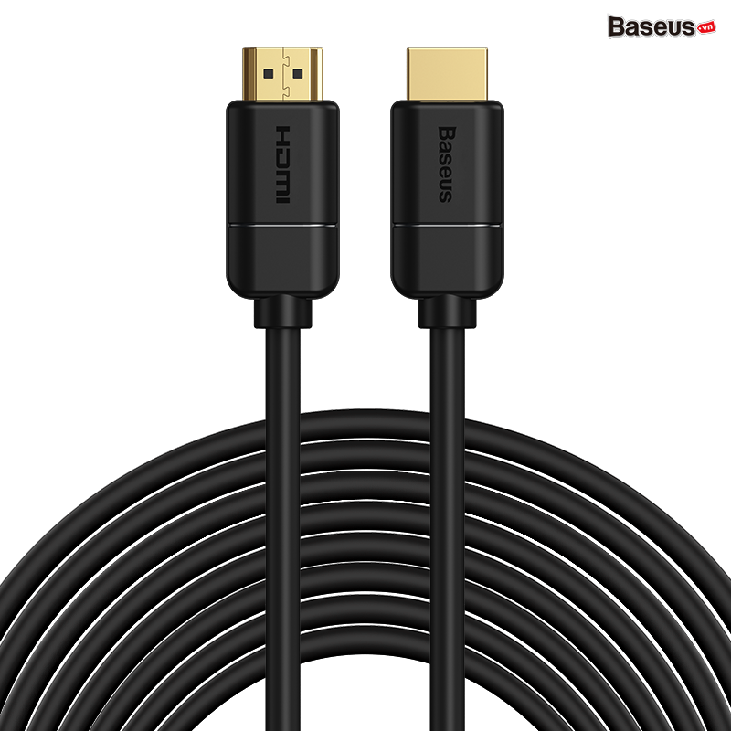 Cáp HDMI2.0 siêu nét Baseus High Definition Series (4K/60Hz, 18Gbps, 21:9 Display Ration, 32 Stereo Chanels, HDR, 3D Support, HDMI2.0 Cable)