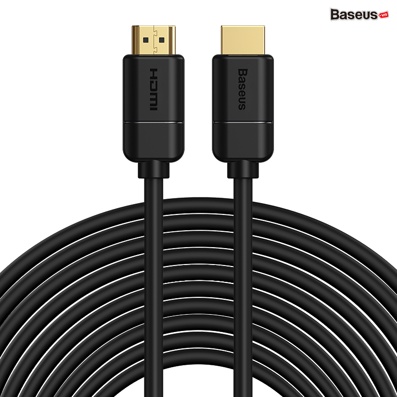 Cáp HDMI2.0 siêu nét Baseus High Definition Series (4K/60Hz, 18Gbps, 21:9 Display Ration, 32 Stereo Chanels, HDR, 3D Support, HDMI2.0 Cable)