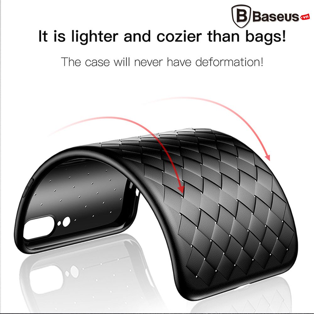Ốp lưng Baseus BV Weaving Case LV182 cho iPhone 6/ 7/ 8/ Plus/iPhone X (Ultra Thin Soft TPU Silicone)