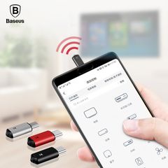 Jack cắm hồng ngoại cổng TYPE C Baseus IR Remote Control cho Samsung / Huawei/ Xiaomi Type-C