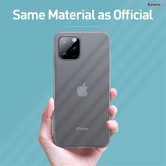 Ốp lưng chống va đập, bám bẩn cho iPhone 11/Pro/ Pro Max Baseus Jelly Liquid Silica Gel Protective Case (New Generation Silicone, Dirt Prevention Case)