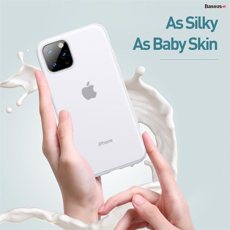 Ốp lưng chống va đập, bám bẩn cho iPhone 11/Pro/ Pro Max Baseus Jelly Liquid Silica Gel Protective Case (New Generation Silicone, Dirt Prevention Case)