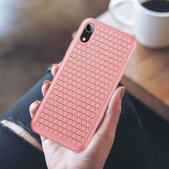 Ốp lưng chống sốc, tản nhiệt Baseus Luxury Weaving Case cho iPhone XS/ XR/ XS Max (Ultra Thin Soft TPU Silicone)