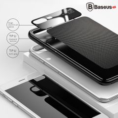 Ốp lưng chống sốc Baseus Knight Case cho iPhone 7/8 / Plus (Tempered Glass + Silicone Hybrid Armor)