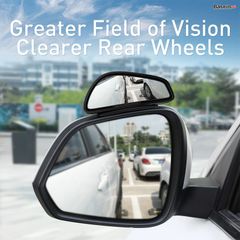 Bộ kính chiếu hậu phụ giúp mở rộng góc nhìn cho xe hơi Baseus Large View Reversing Auxiliary Mirror (Bộ 2 cái)