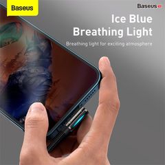 Cáp sạc Lightning đầu gâp chữ L Baseus Legend Series Elbow cho iPhone/iPad  (2.4A/480Mbps, LED/ Elbow Design, USB to Lightning Fast Charging)