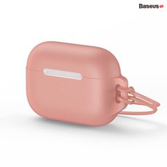 Case Silicone chống sốc, siêu mịn có dây đeo dùng cho Airpods Pro Baseus Let's Go Jelly Lanyard Case