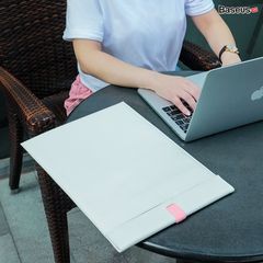 Túi da PU 2 lớp cao cấp chống thấm, trầy xước Baseus Let's Go Traction Computer Liner Bag cho iPad/Macbook/Laptop (Double Layers, Magnetic switch, Waterproof, PU Leather, 13/16 inches Bag)