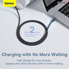 Cáp Sạc Nhanh Type-C to Type-C 100W Baseus Jelly Liquid Silica Gel Fast Charging Data Cable