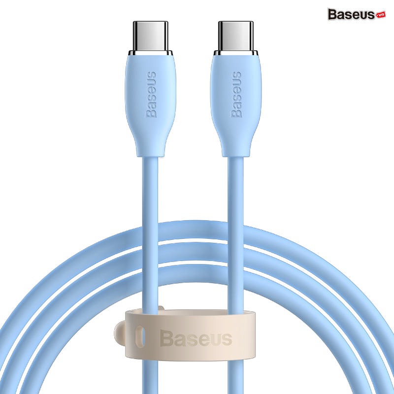 Cáp Sạc Nhanh Type-C to Type-C 100W Baseus Jelly Liquid Silica Gel Fast Charging Data Cable