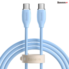 Cáp Sạc Nhanh Type-C to Type-C 100W Baseus Jelly Liquid Silica Gel Fast Charging Data Cable